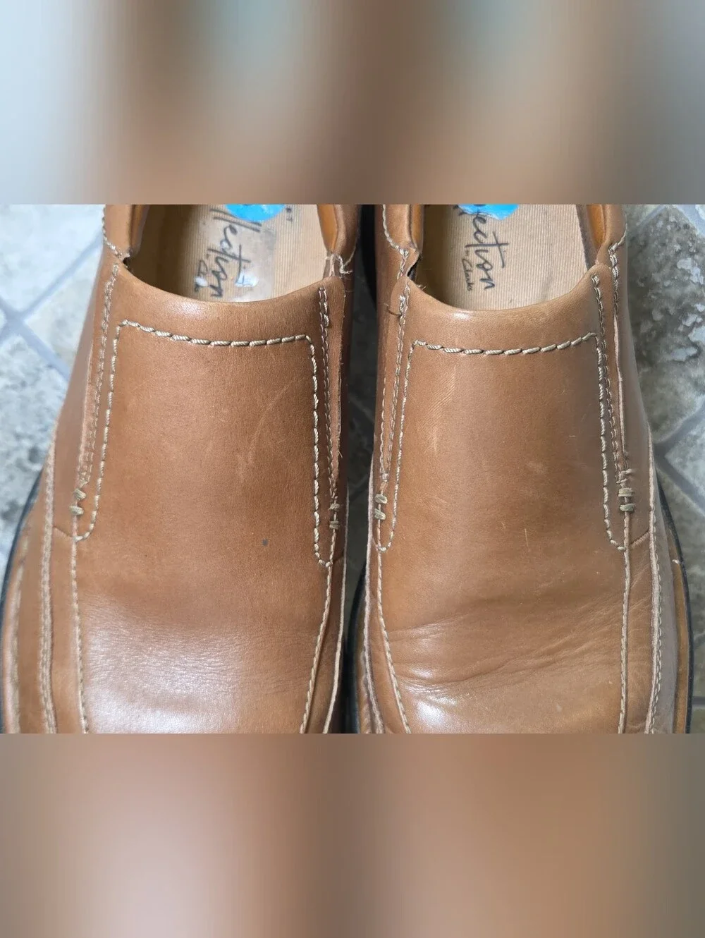 Clarks Men's Kempton Free Loafer, Brown Leather 10 M US